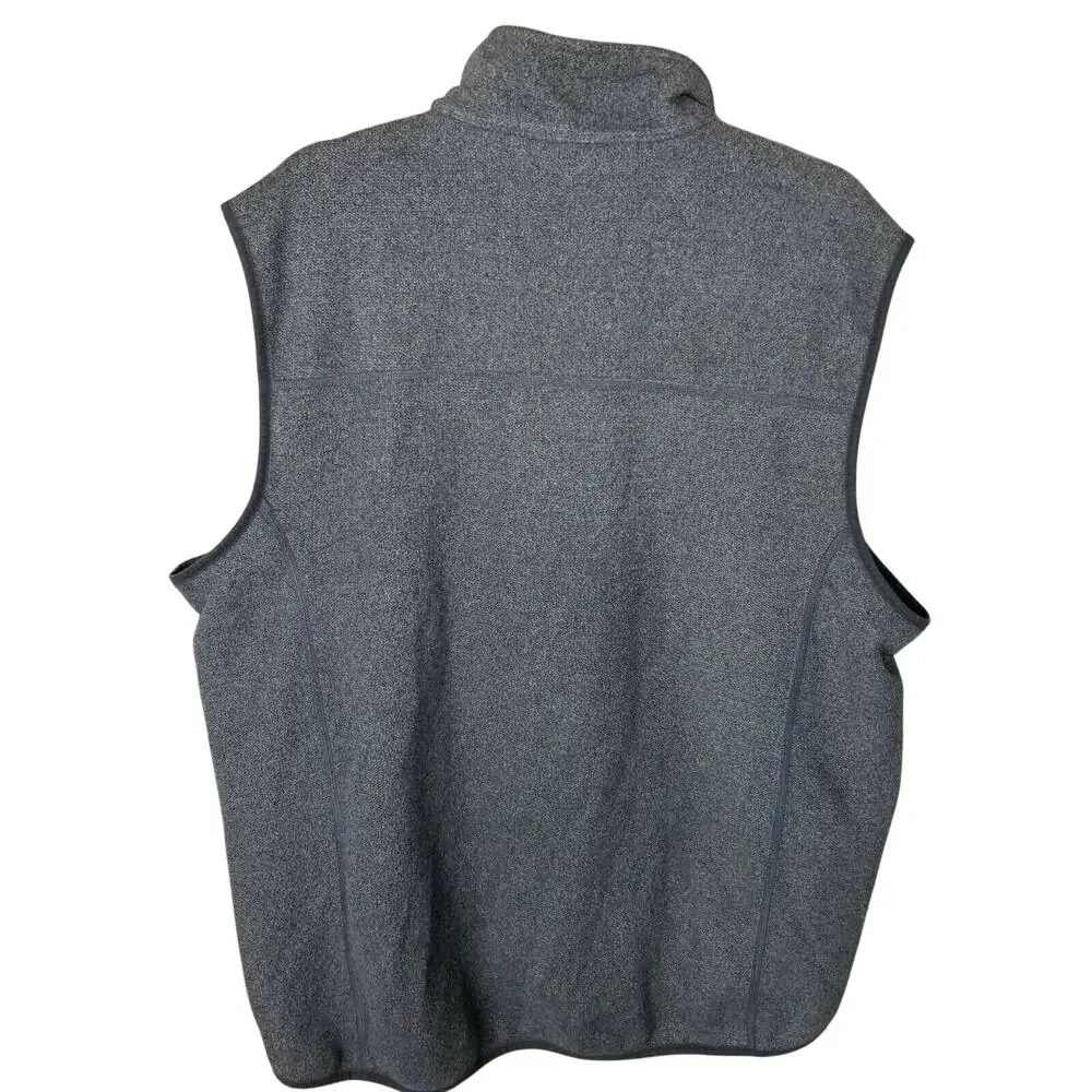 Duluth Trading Co Mens Full Zip Fleece Vest L Gorpcore Workwear Mninimalist